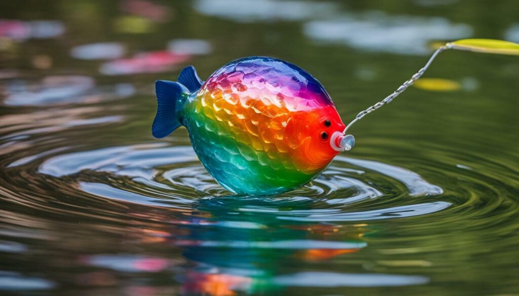 Fishing Bobber made from a condom