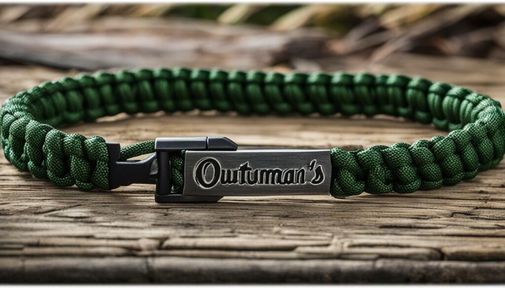 Outman's Best Survival Paracord Bracelet