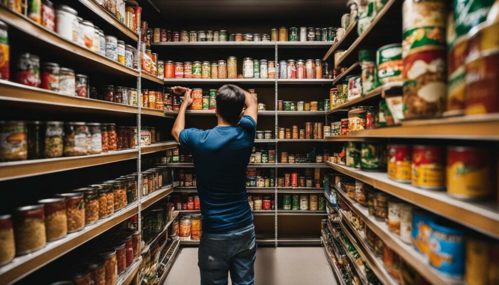 canned food for preppers