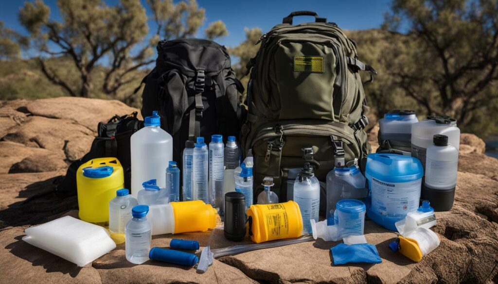 emergency water purification supplies