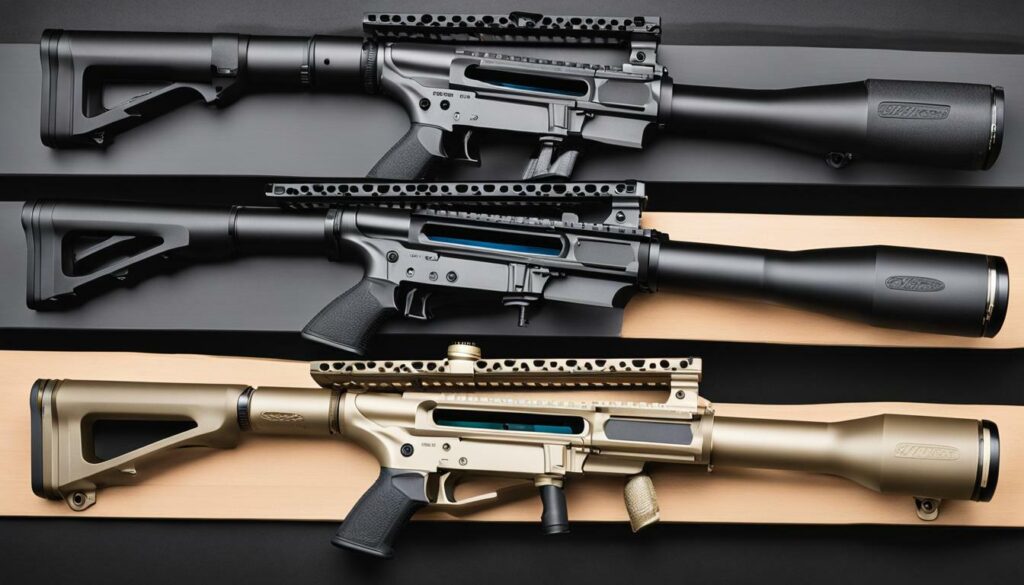 high-end AR-15 carry handle scope mount comparison