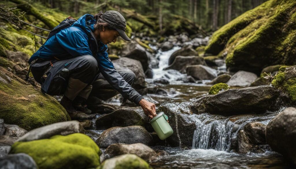 how to use a survival water filter