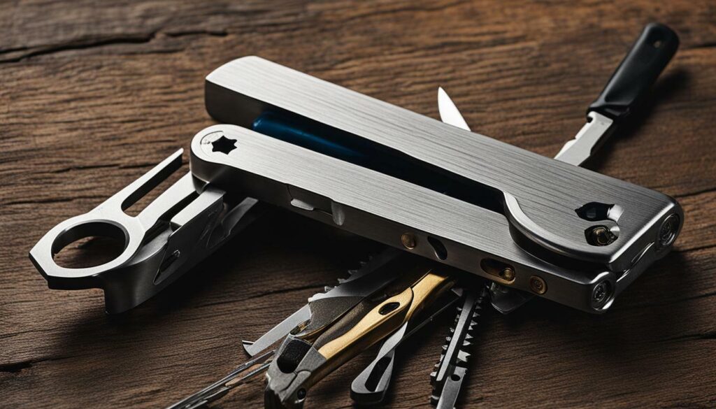 pocket multi-tool with knife