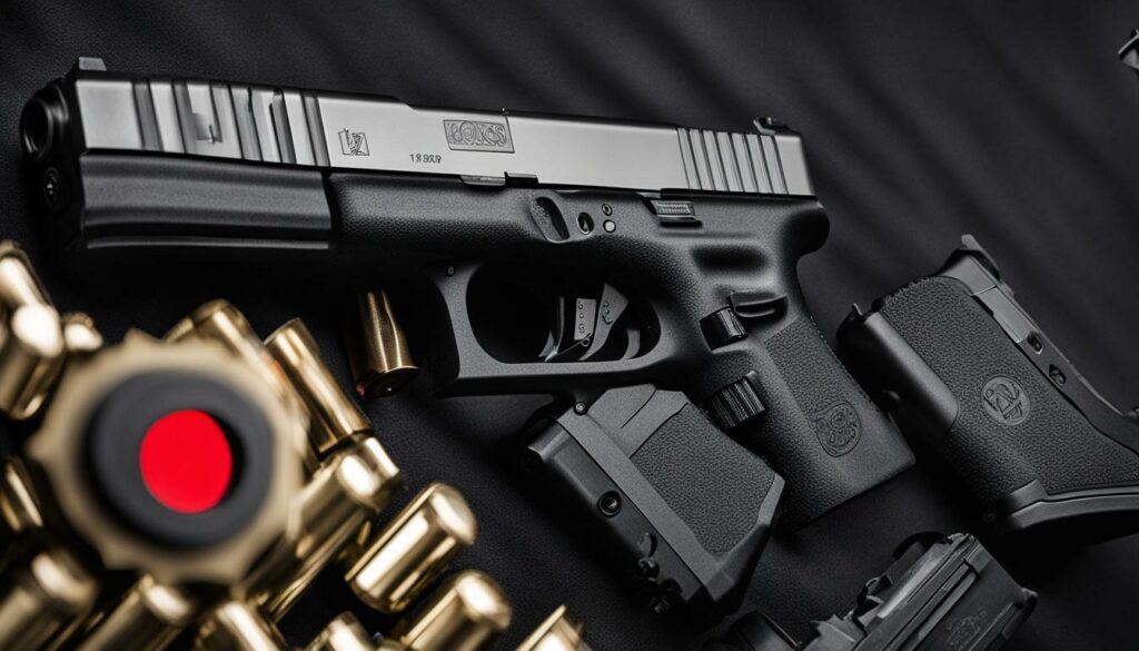 red dot sight for Glock 19 MOS handgun