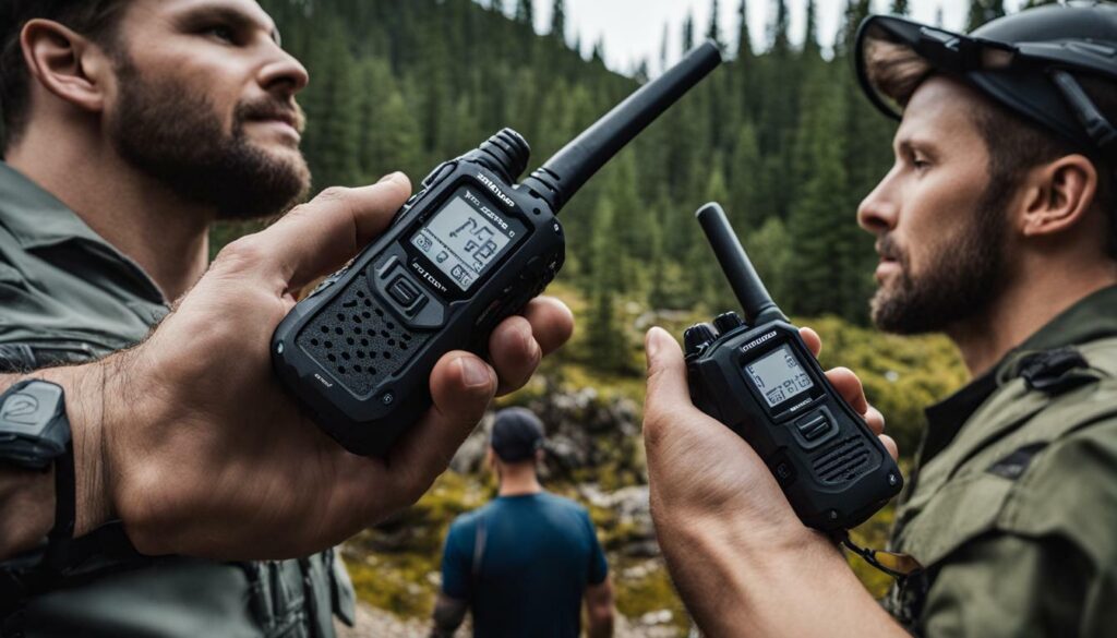 waterproof walkie talkies