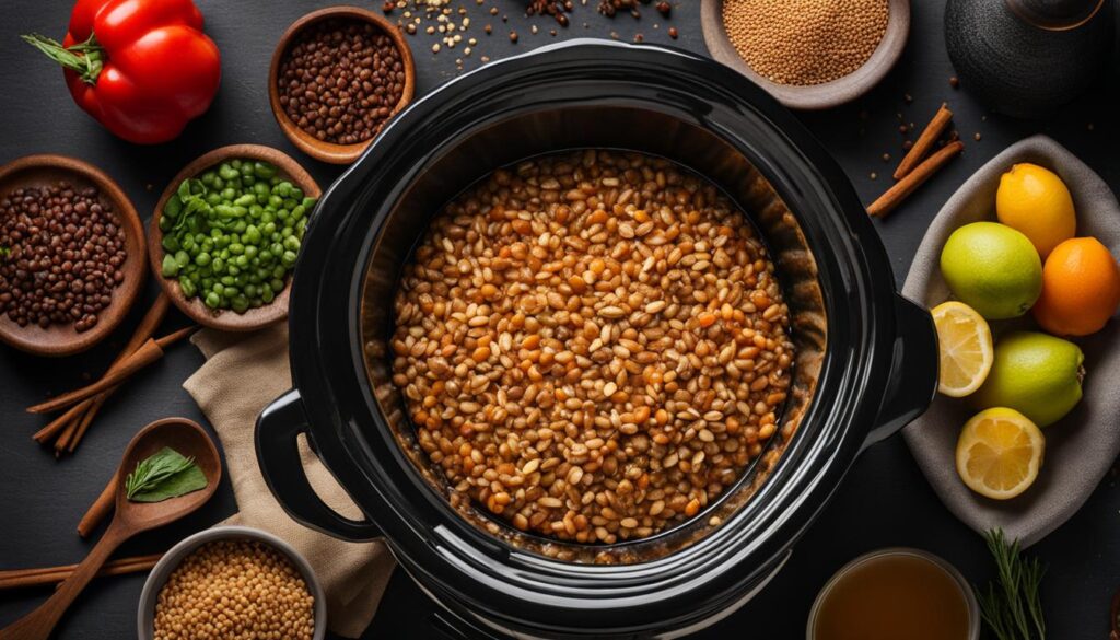 Cooking wheat berries in a slow cooker