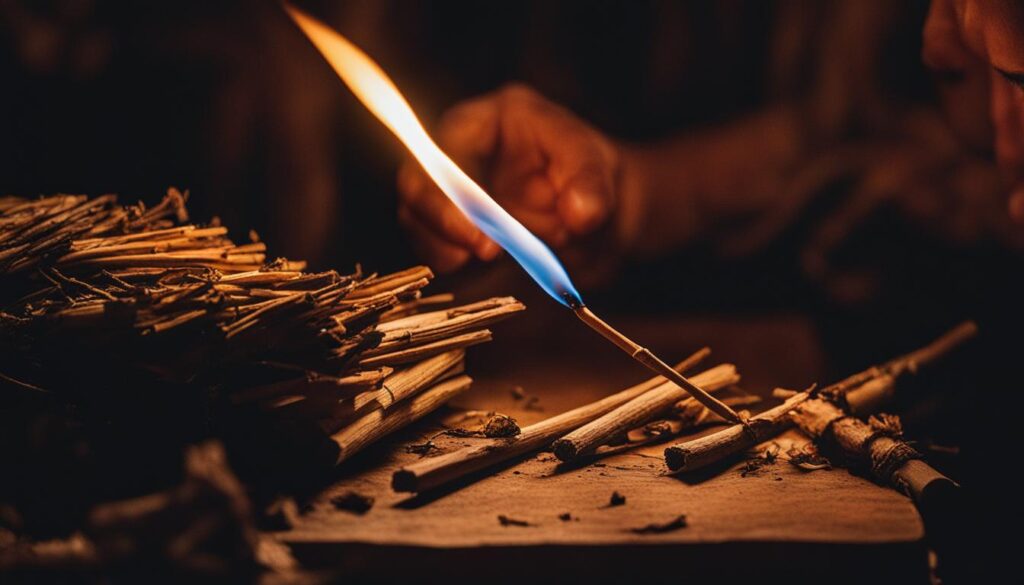 how to light a match without the box