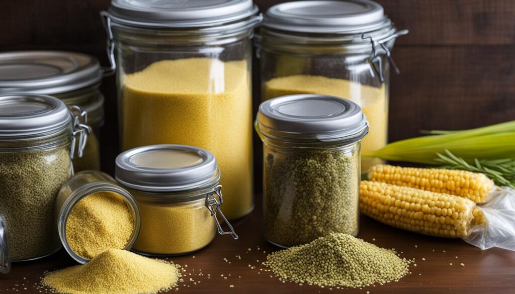 how to store cornmeal long term